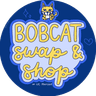 logo for the bobcat swap & shop